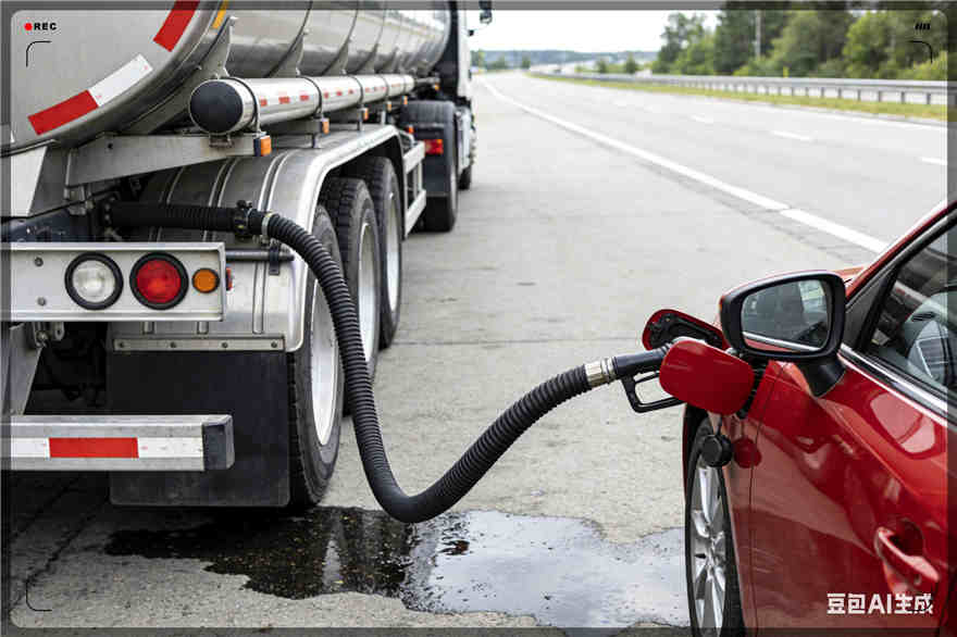 崆峒区汽车救援送水案例